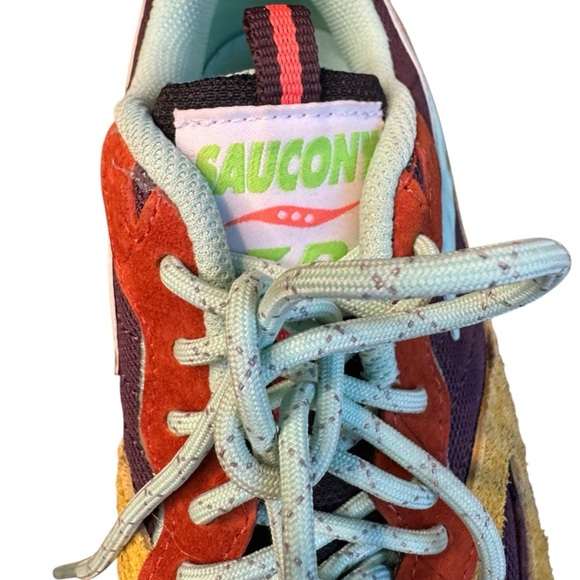 Saucony 3D Grid Hurricane S70745-2 Mens 7.5 Purple Lifestyle Sneakers Shoes S2 main image 10